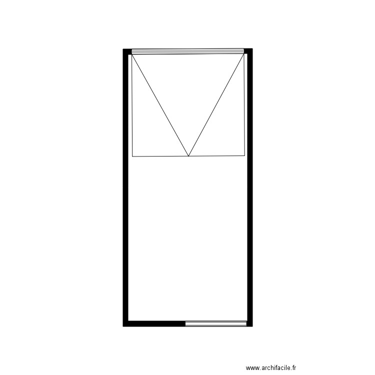 THOMAS. Plan de 1 pièce et 12 m2