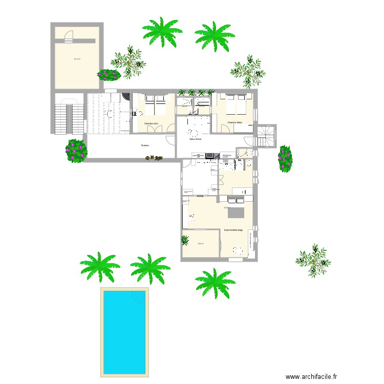 Etage Villa Baboucha 20200822. Plan de 0 pièce et 0 m2