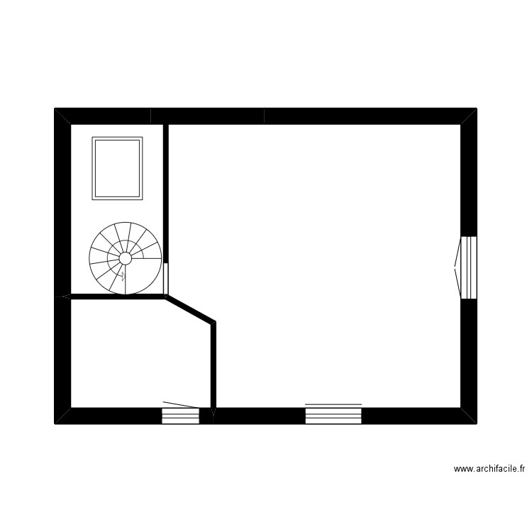 fabris jc. Plan de 5 pièces et 88 m2