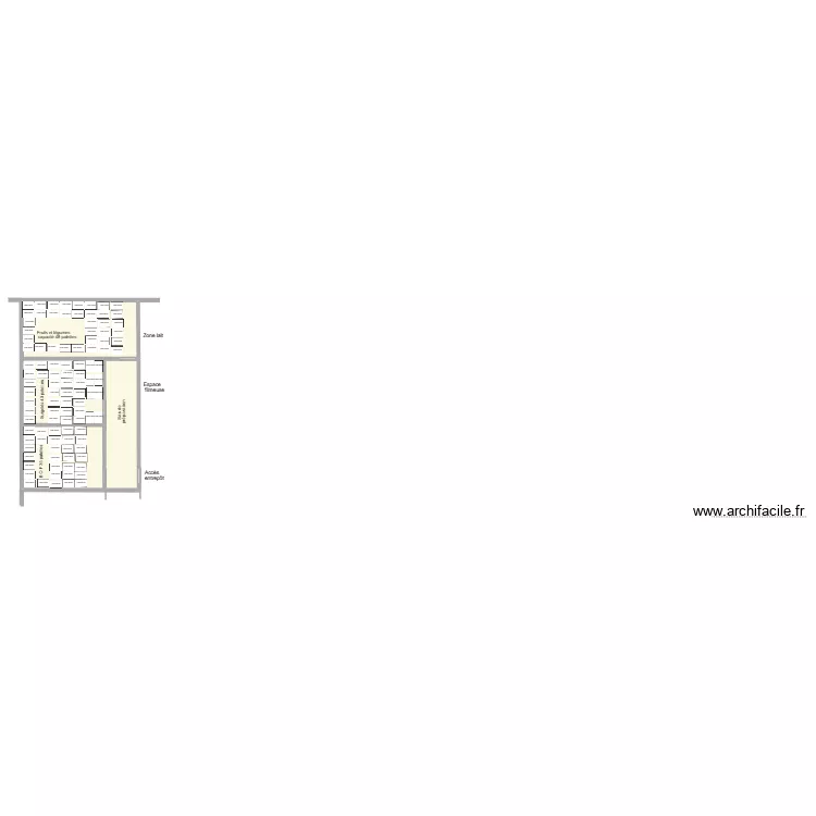 Chambres froides 1. Plan de 