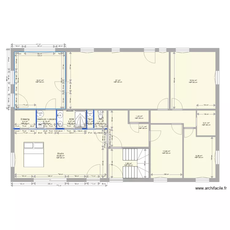 Baerenthal RDC Studio 6. Plan de 