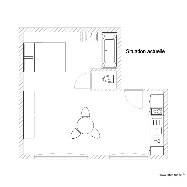 Ganshoren Situation Actuelle. Plan de 0 pièce et 0 m2