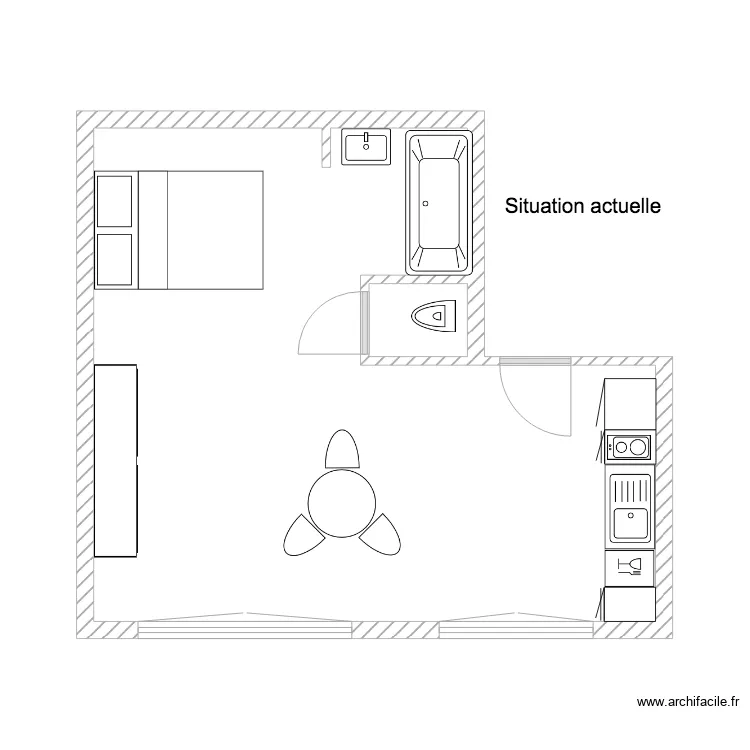 Ganshoren Situation Actuelle. Plan de 