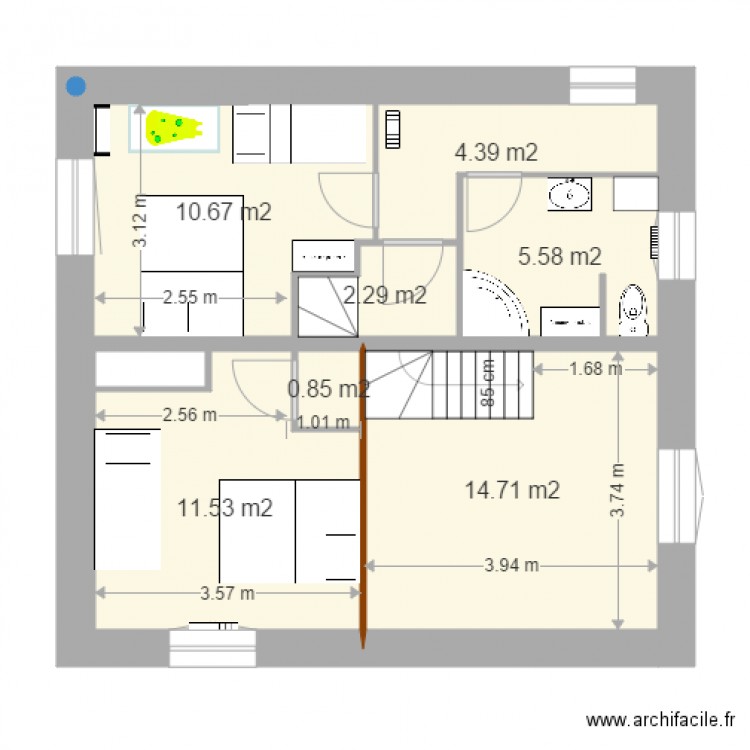 grange V24 1 er étage 17 nov. Plan de 0 pièce et 0 m2