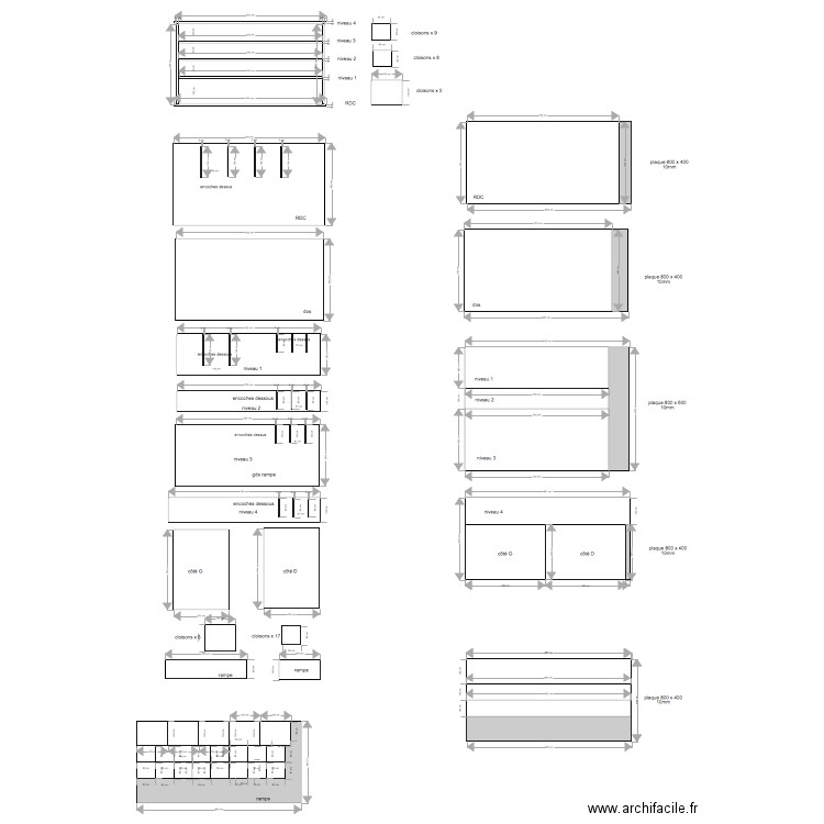 garage. Plan de 0 pièce et 0 m2