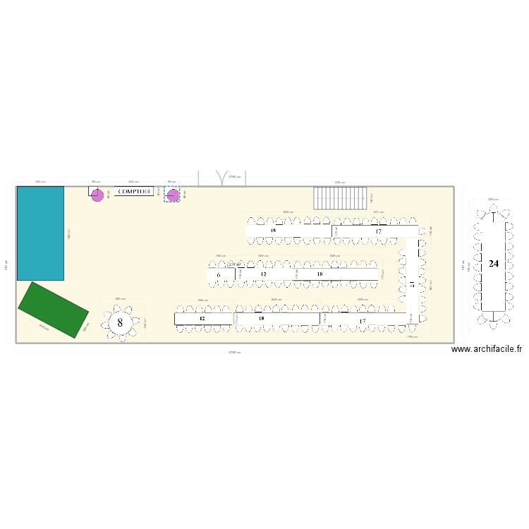 TEST EMMA THIBAUT. Plan de 1 pièce et 277 m2