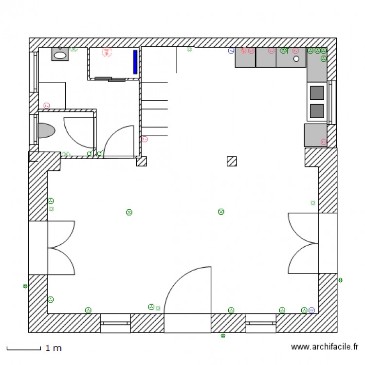 Barcus_Rdc. Plan de 0 pièce et 0 m2