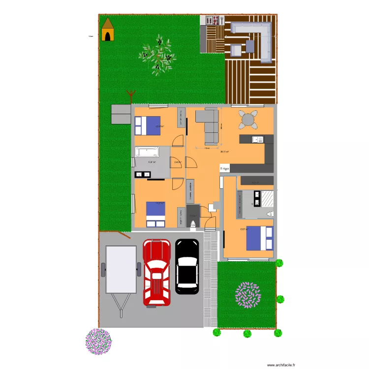 plan maison. Plan de 