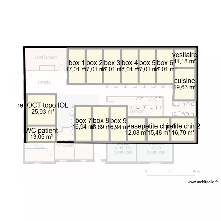 Cab V1 modifiable. Plan de 
