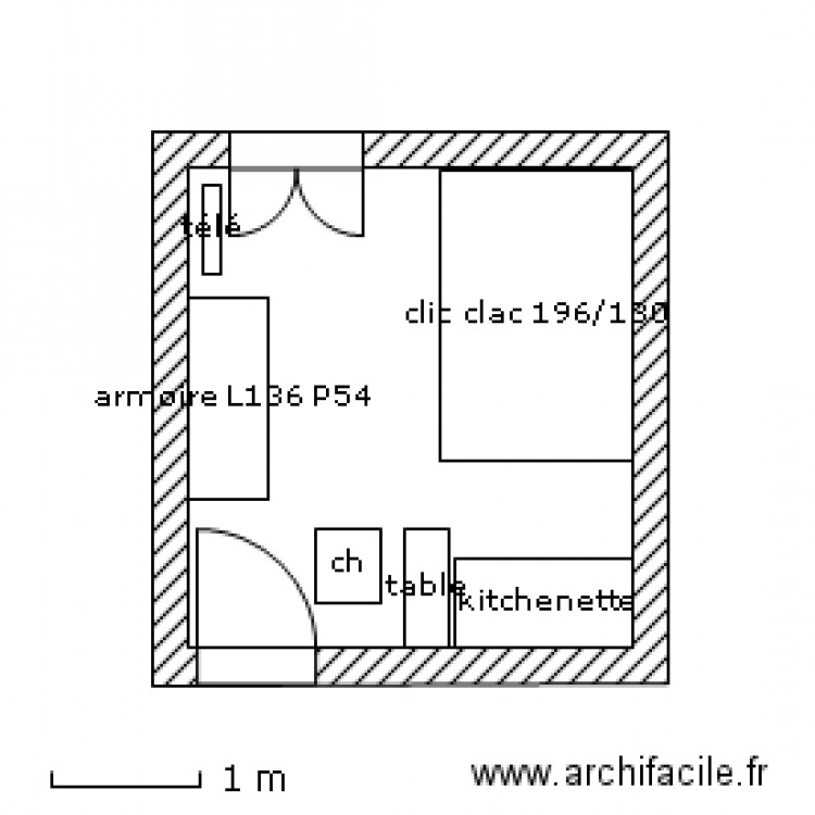 la cigogne. Plan de 0 pièce et 0 m2