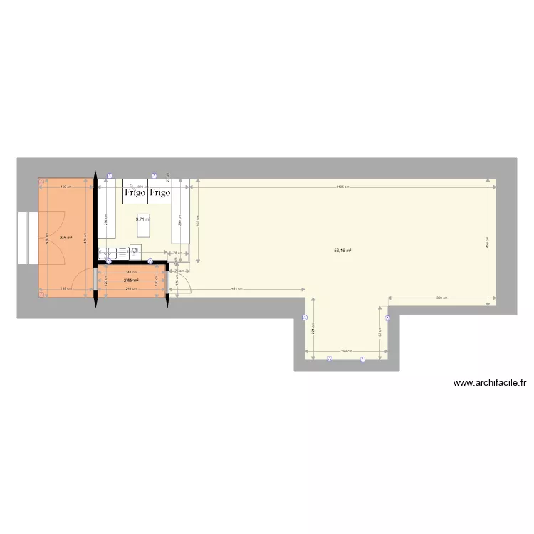 Rua do grilo 124 3 aout Piso 0. Plan de 
