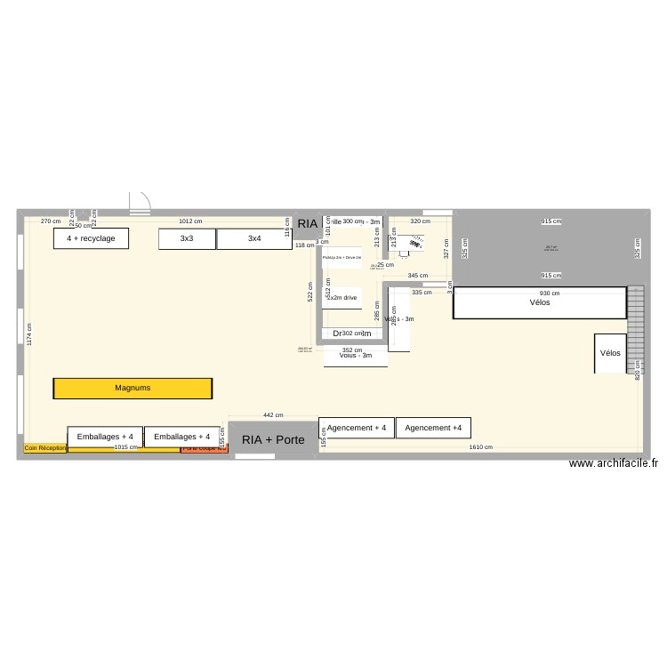 Drive - Proposition 1 2023. Plan de 5 pièces et 349 m2