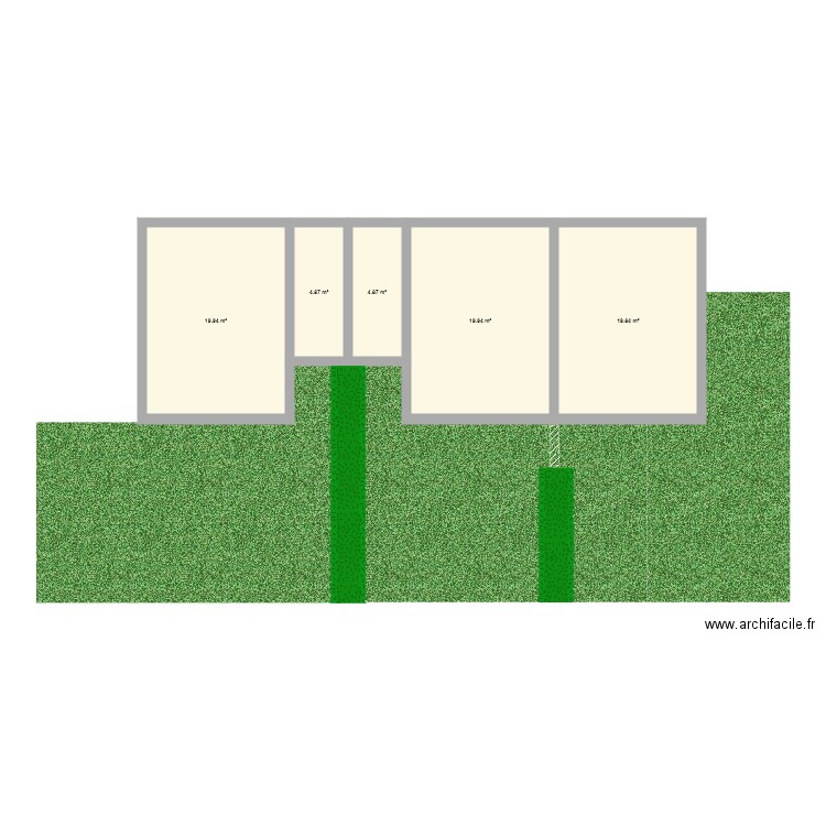 exterieur maison . Plan de 0 pièce et 0 m2