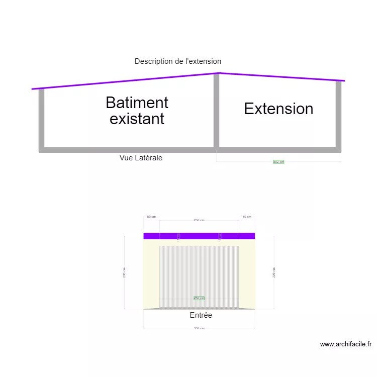 facades. Plan de 