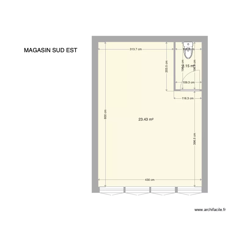 MAGASIN SUD EST . Plan de MAGASIN SUD EST . Plan de