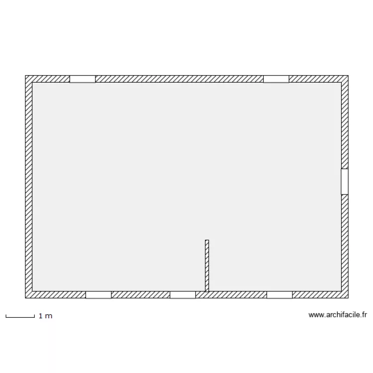 maison de 50m2. Plan de 
