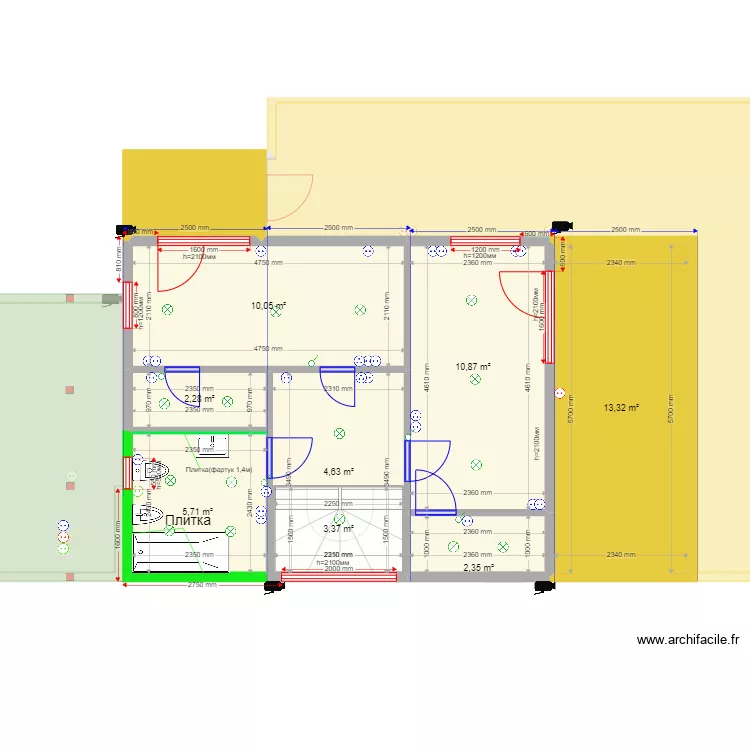 Michael 105 2 otd TP. Plan de 