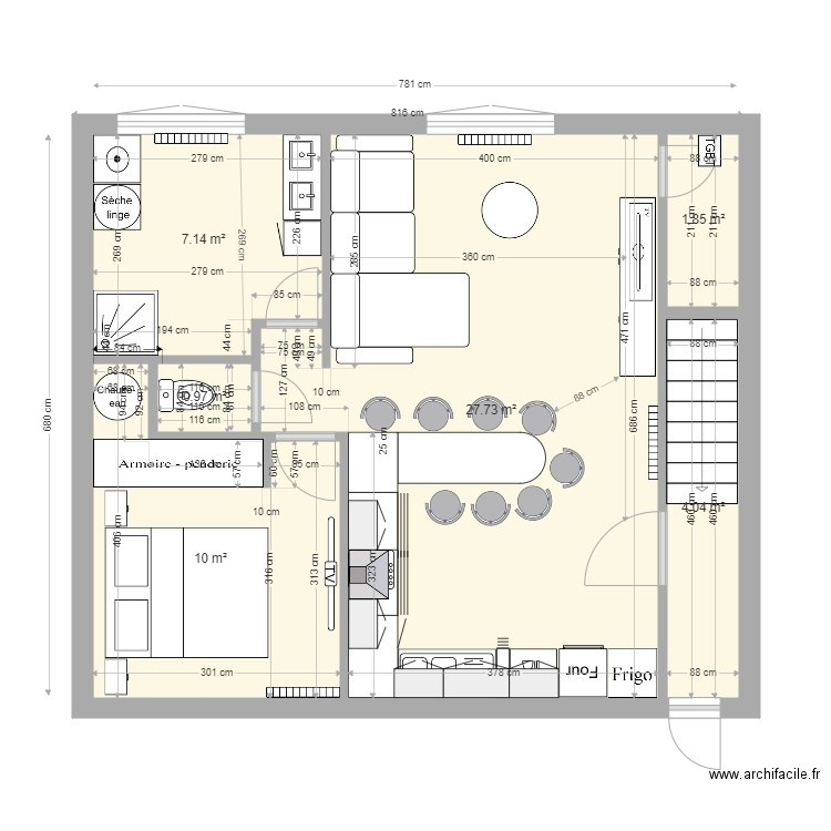  SCI des Amours cusine 2. Plan de 0 pièce et 0 m2