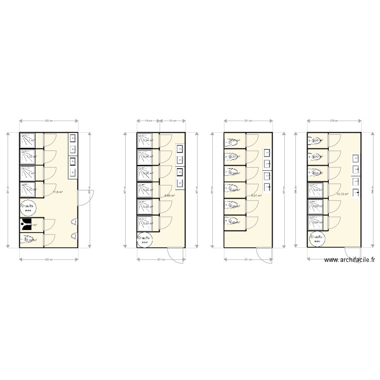 COFICIEL SANIT 3 3. Plan de 28 pièces et 62 m2