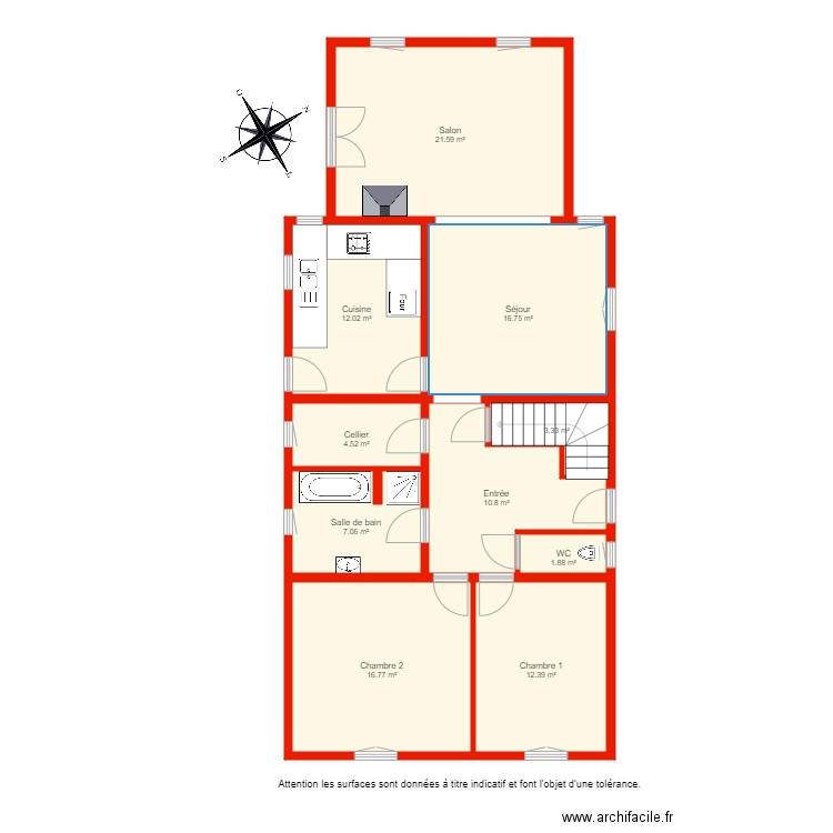 BI 5295 RDC non côté. Plan de 0 pièce et 0 m2