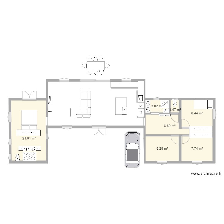 Plan maison idéale 3. Plan de 0 pièce et 0 m2