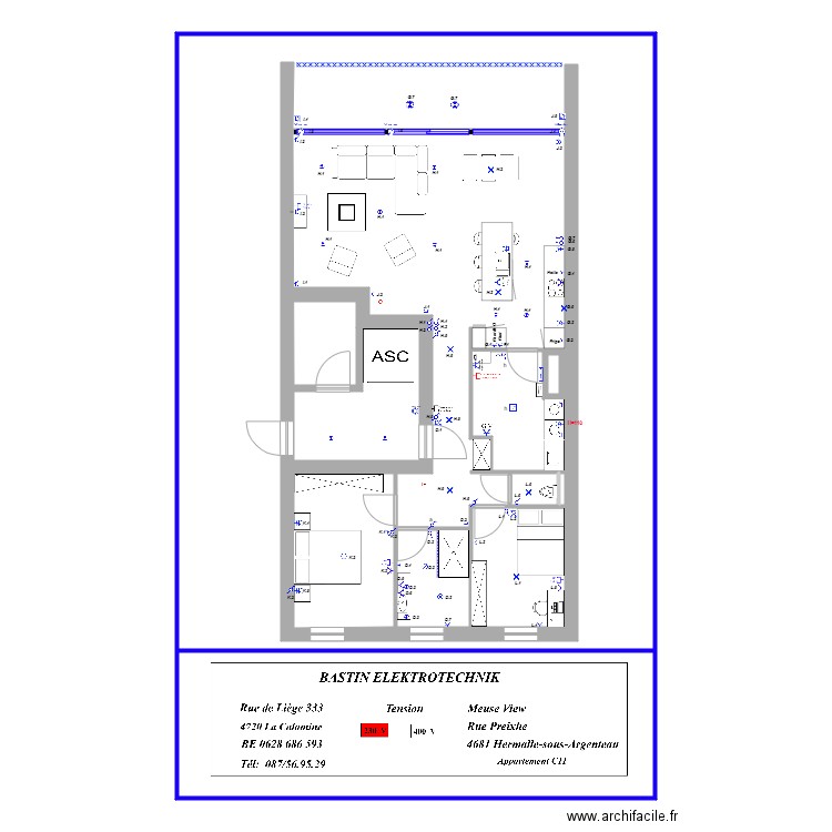 Appartemement C11 Meuse View. Plan de 0 pièce et 0 m2