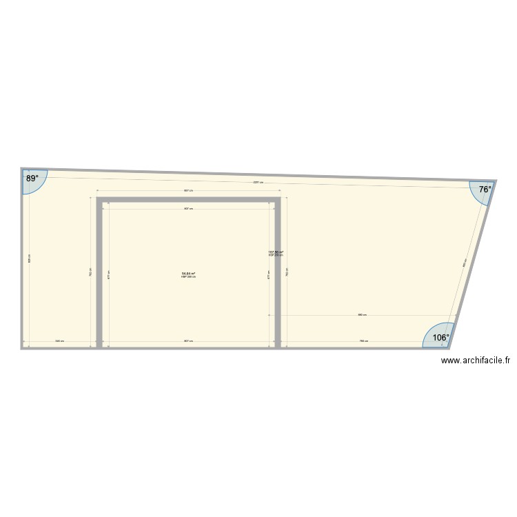 JdA terrain. Plan de 0 pièce et 0 m2