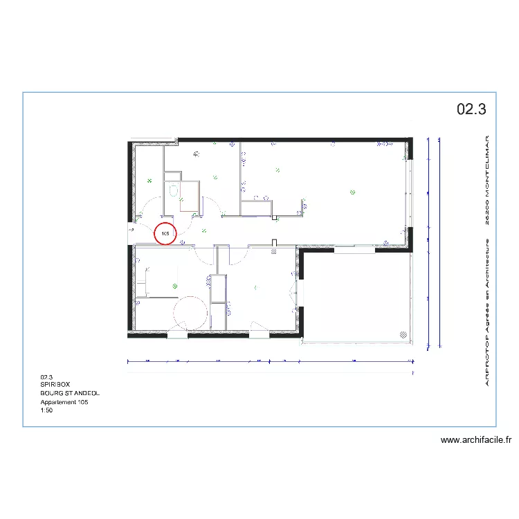 Plan exemple 105. Plan de 