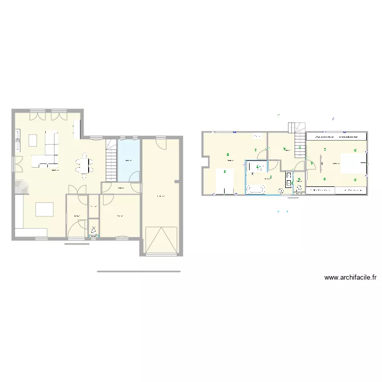 maison modif dressing a valider par momo. Plan de 