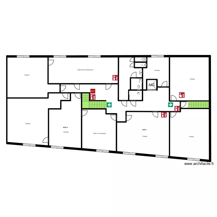 Les graine etage inter. Plan de 