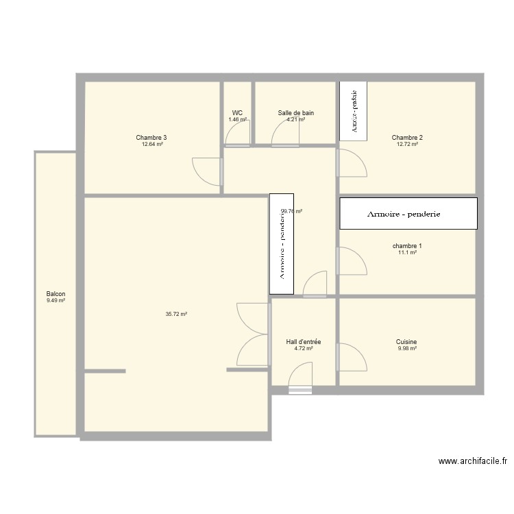 Plan Vinlath. Plan de 0 pièce et 0 m2