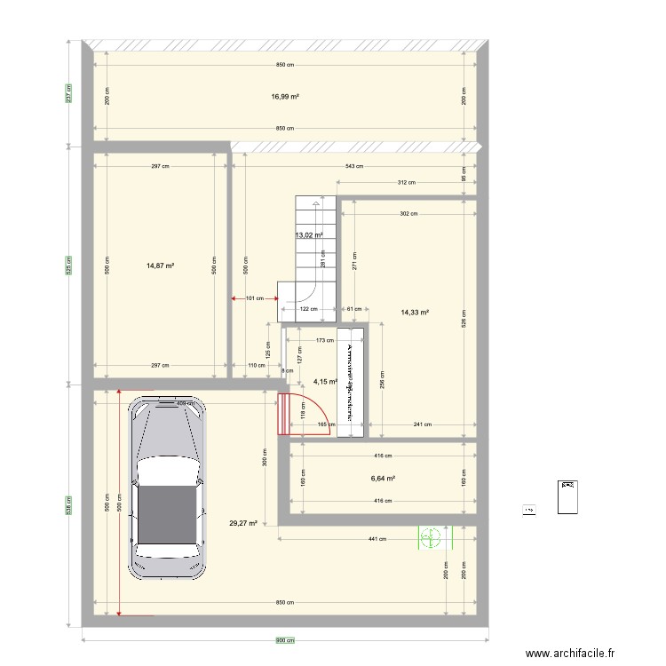 Deneuville RDC. Plan de 0 pièce et 0 m2