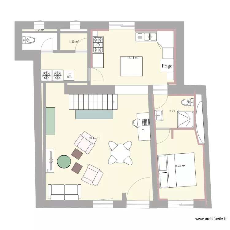 Pleuguenuec 2. Plan de Pleuguenuec 2. Plan de