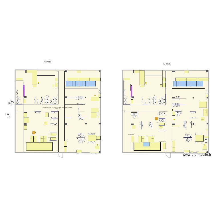 Zone AEB prepa. Plan de 2 pièces et 459 m2