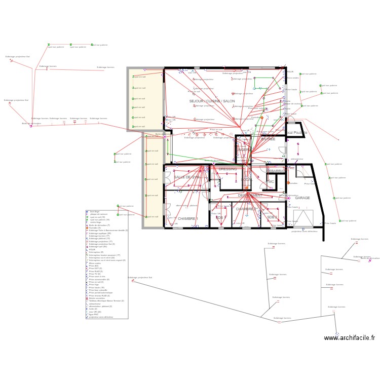 FOURNIGAULT etage 2. Plan de 0 pièce et 0 m2