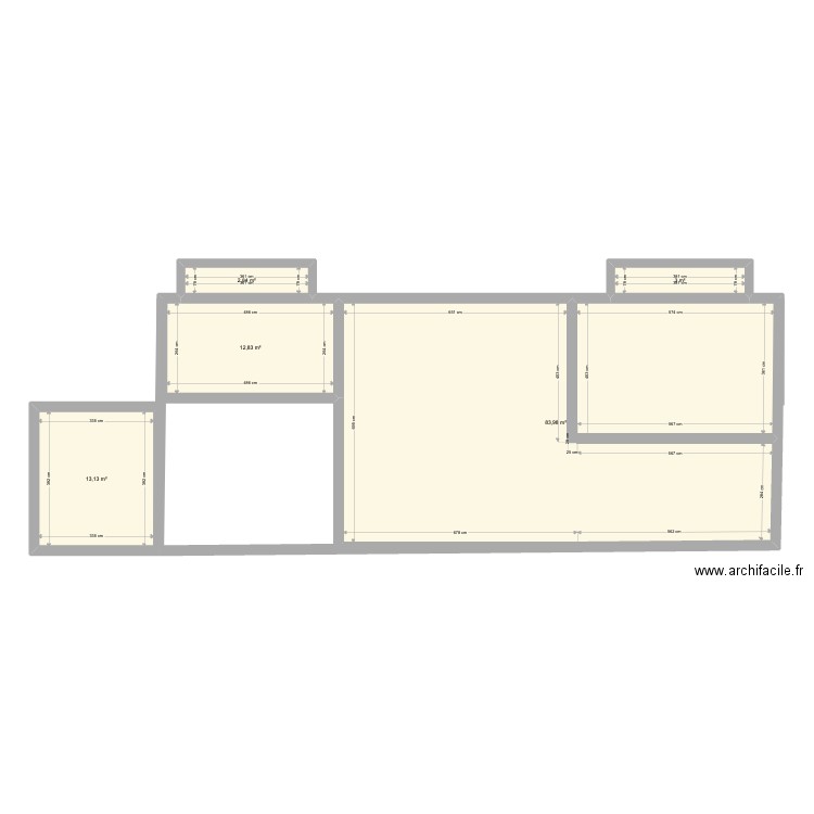 ClerM 3. Plan de 5 pièces et 116 m2