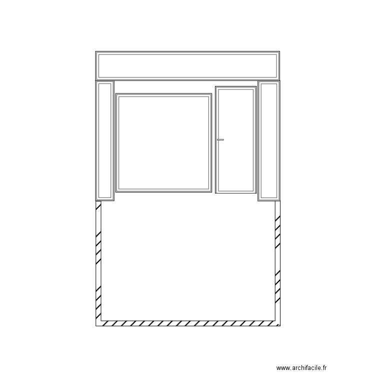 QUEEN FACADE. Plan de 0 pièce et 0 m2