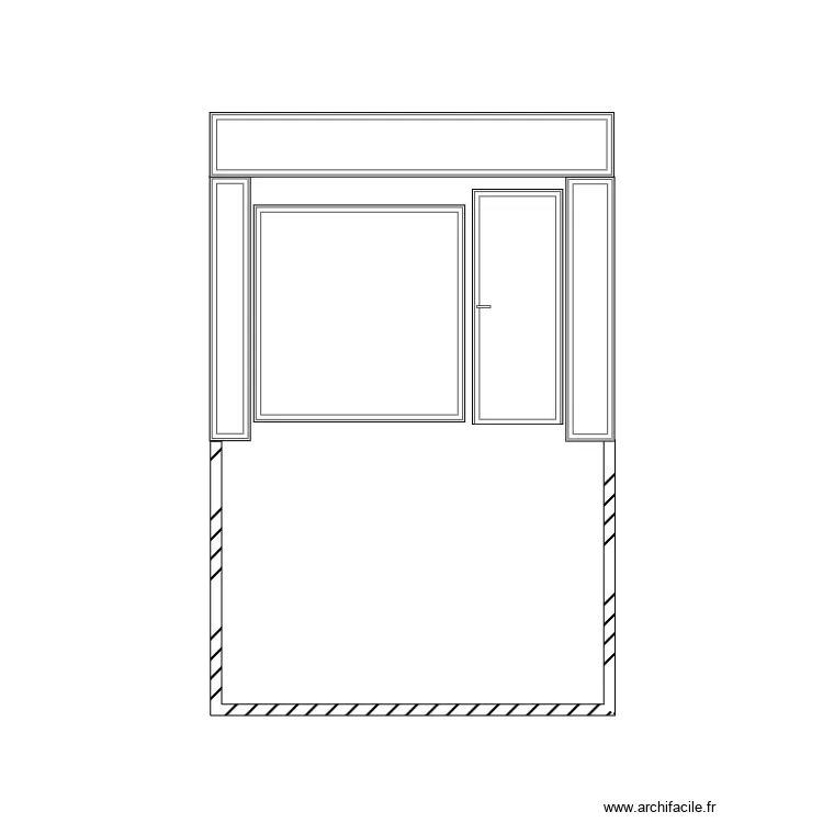 QUEEN FACADE. Plan de 