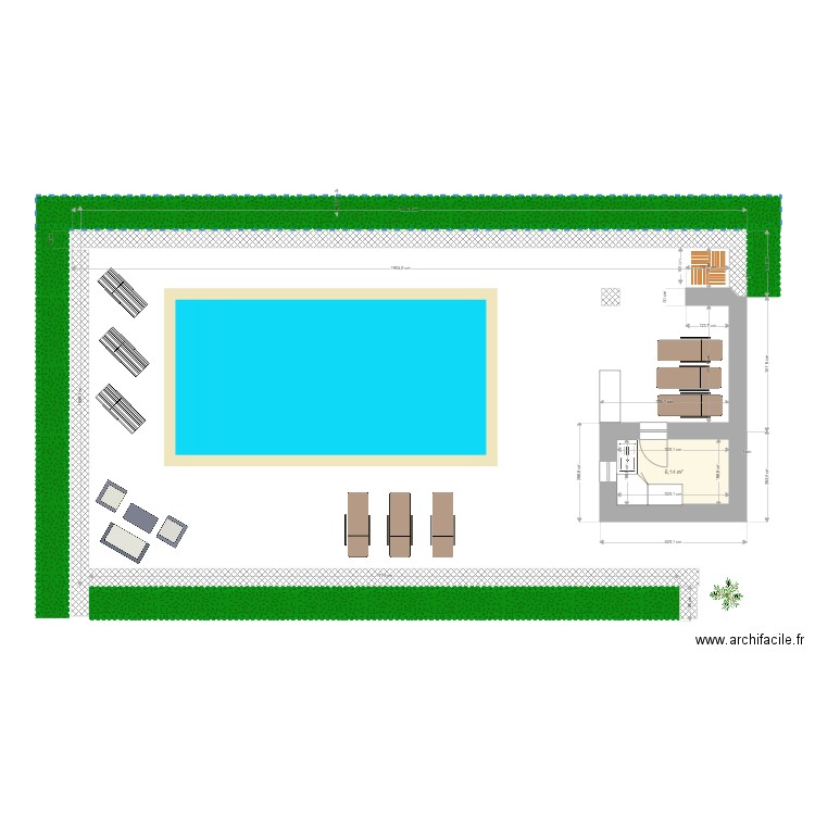 fapiscine 1. Plan de 0 pièce et 0 m2