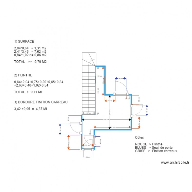 DETTWILLER. Plan de 0 pièce et 0 m2