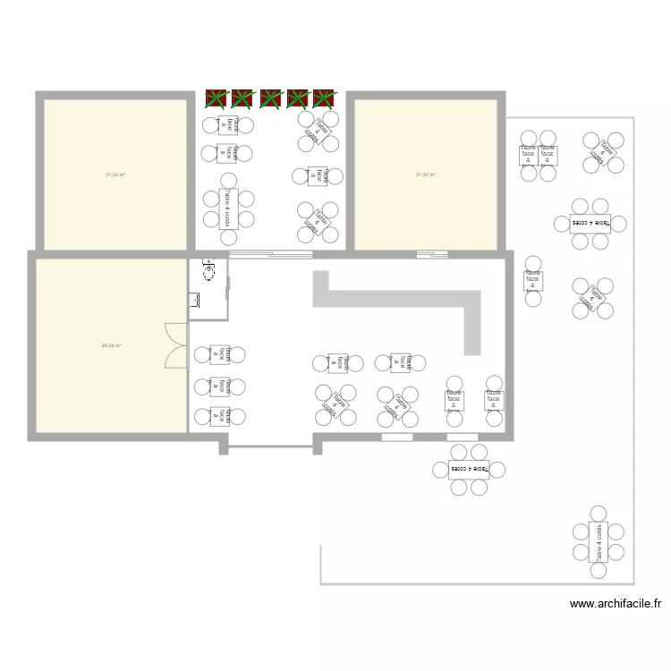 atelier. Plan de 