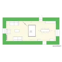 Plan salon salle &agrave; manger