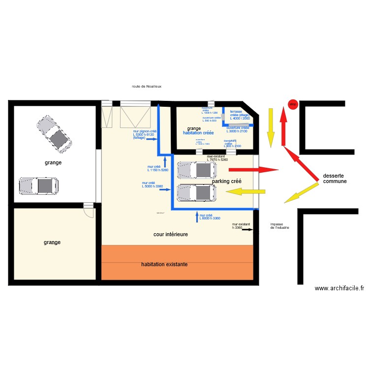 CAILLOUX DP. Plan de 0 pièce et 0 m2