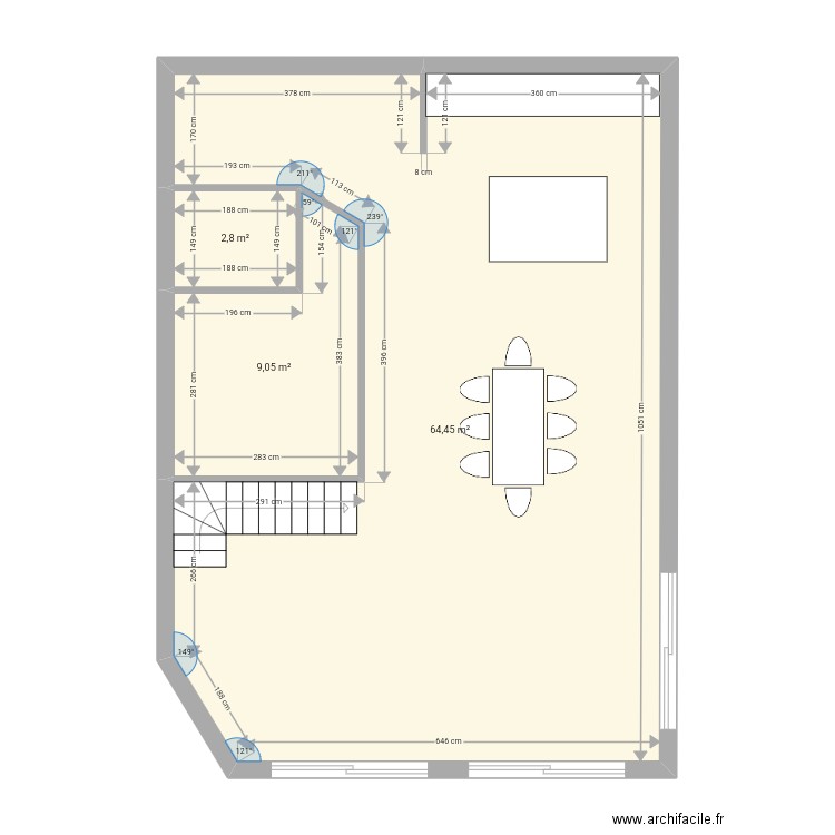 Why not2. Plan de 10 pièces et 141 m2