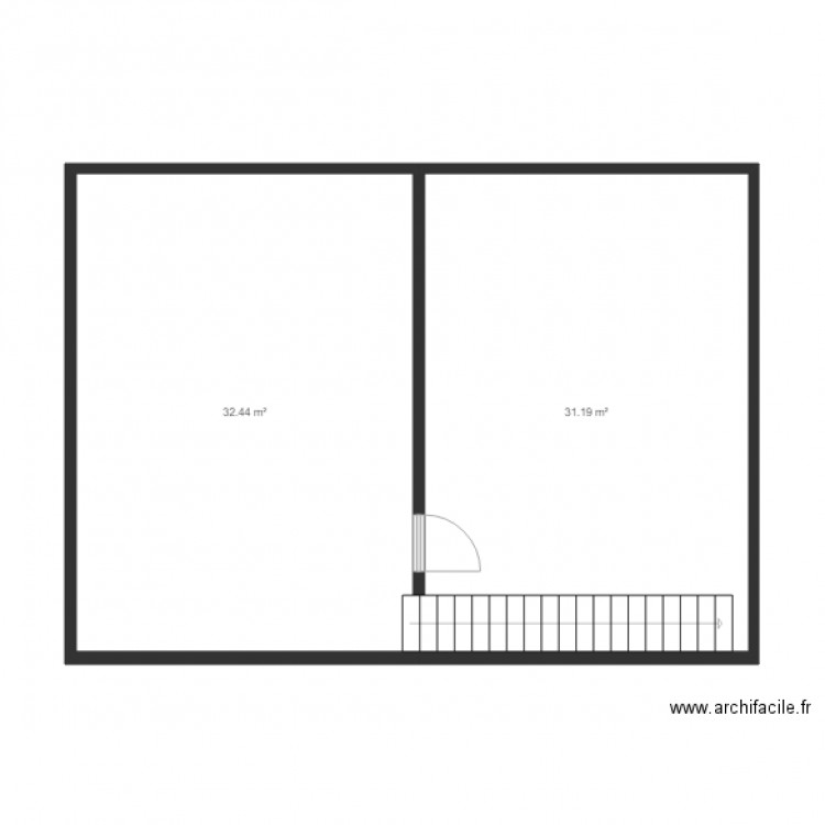 Etage 1. Plan de 0 pièce et 0 m2