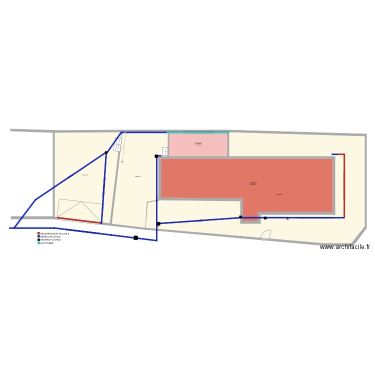 DP2 PLAN DE MASSE PISCINE PARCELLE AK512 ET AK18 vidange. Plan de 0 pièce et 0 m2