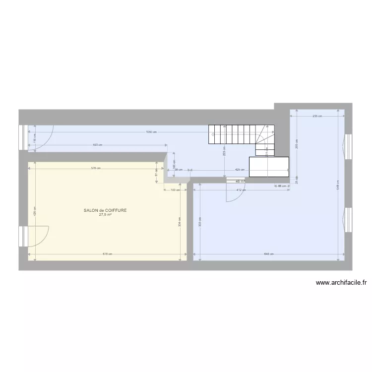 COURBET RDC avant TRAVAUX . Plan de COURBET RDC avant TRAVAUX . Plan de