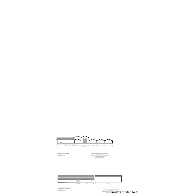 CROTTET VUE DE FACE. Plan de 0 pièce et 0 m2