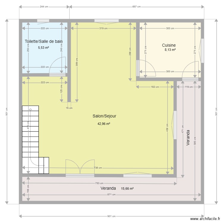 MaisonBatoufamv6vide. Plan de 0 pièce et 0 m2