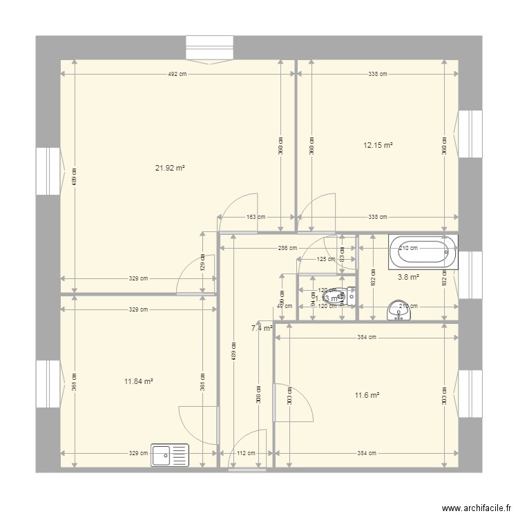 Diag St Bonnet. Plan de 0 pièce et 0 m2